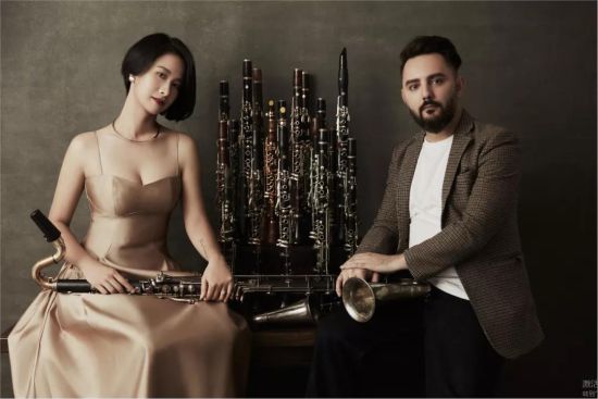 左:钢琴演奏家王舜胤 右:单簧管演奏家Vasko Dukovski‘ 左:钢琴演奏家王舜胤 右:单簧管演奏家Vasko Dukovski‘