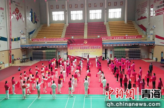 图为活动现场。海晏县文化馆 供图 图为活动现场。海晏县文化馆 供图