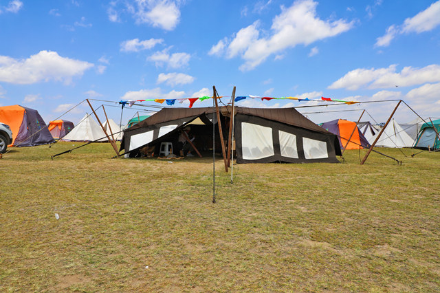 黑牦牛帐篷。天峻县委宣传部供图