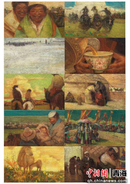 ͼΪÕԼѽà×÷Æ·¡¶ÆîÁ¬²ÝÔÉϵÄÍÐïÈË¡·¡£ ÇຣʡÎÄÁª¹©Í¼ ͼΪÕԼѽà×÷Æ·¡¶ÆîÁ¬²ÝÔÉϵÄÍÐïÈË¡·¡£ ÇຣʡÎÄÁª¹©Í¼